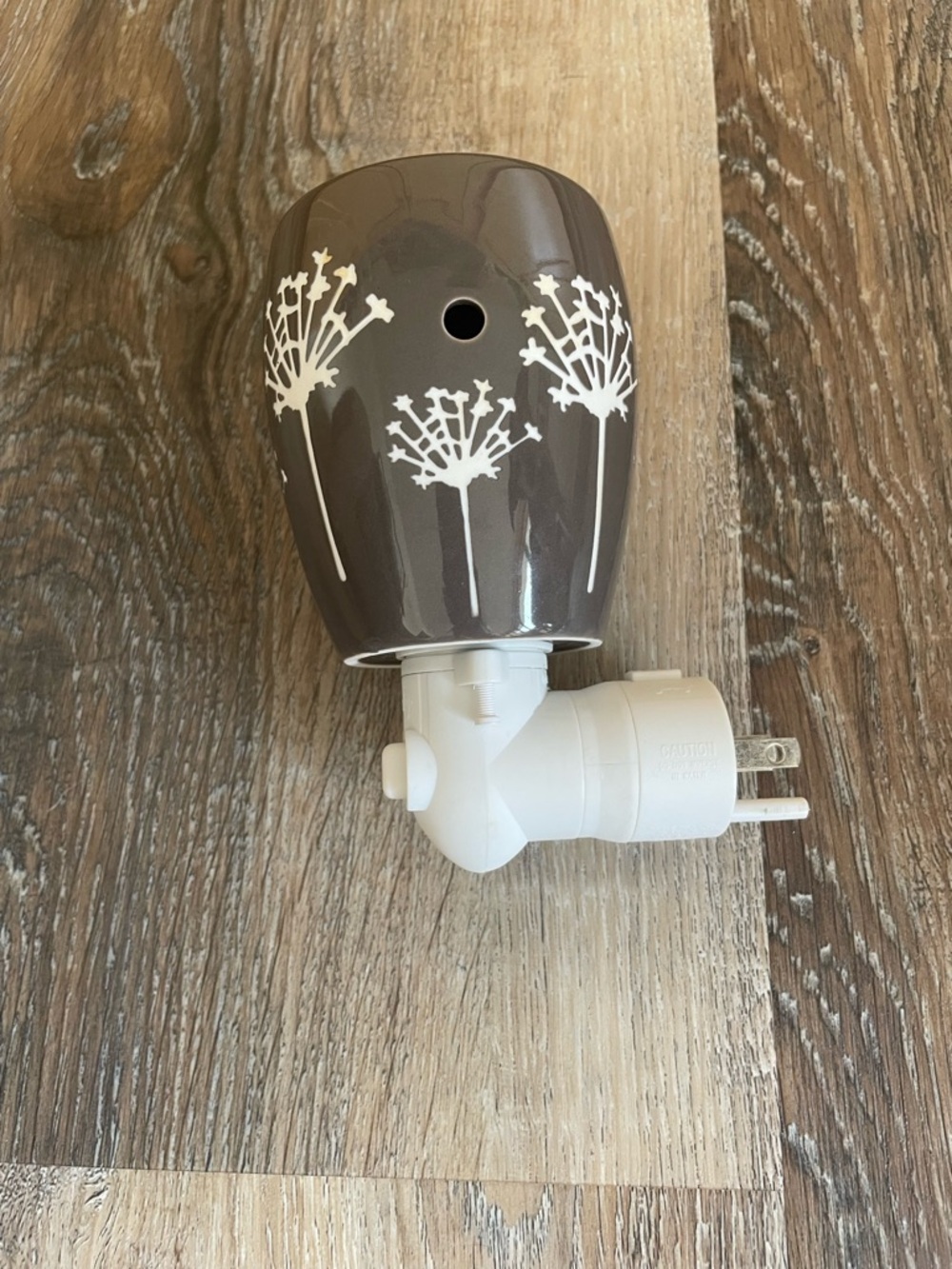 Scentsy "TARO" Plug In Wall Wax Warmer/Night Light Dandelion Brown